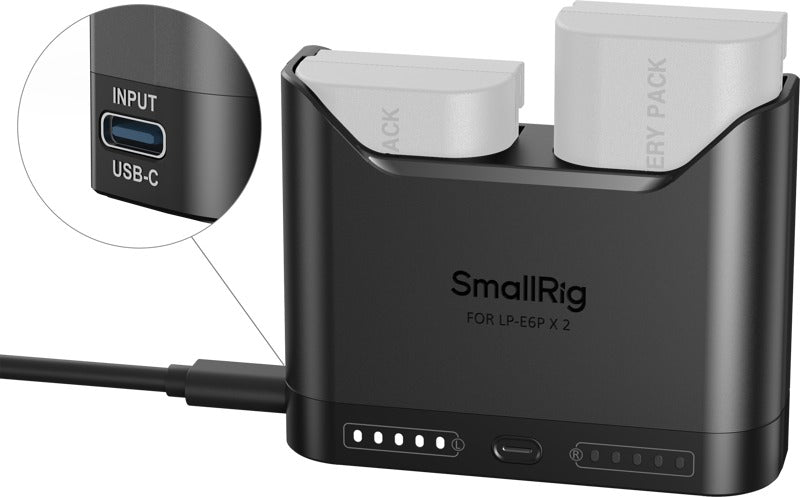 SmallRig 5490 Camera Battery Charger for LP-E6P