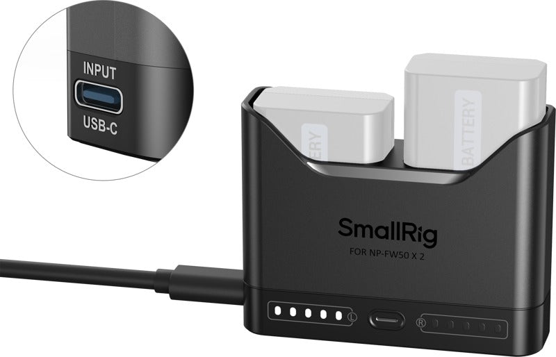 SmallRig 5493 Camera Battery Charger for NP-FW50