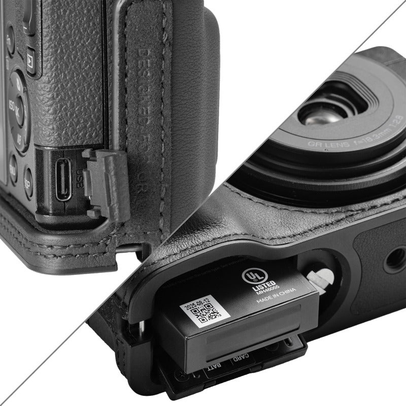 SmallRig 5676 Leather Case Kit for RICOH GR IV / GR III / GR IIIx / GR III HDF / GR IIIx HDF (Black)