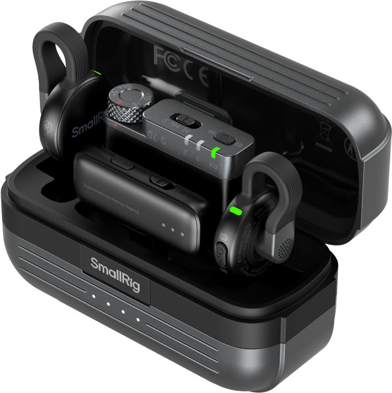 SmallRig 5715 S70 Wireless Microphone with Multi-Device Compatibility (Black)
