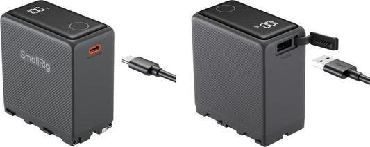 SmallRig 5729 USB-C Rechargable Camera Battery for NP-F970