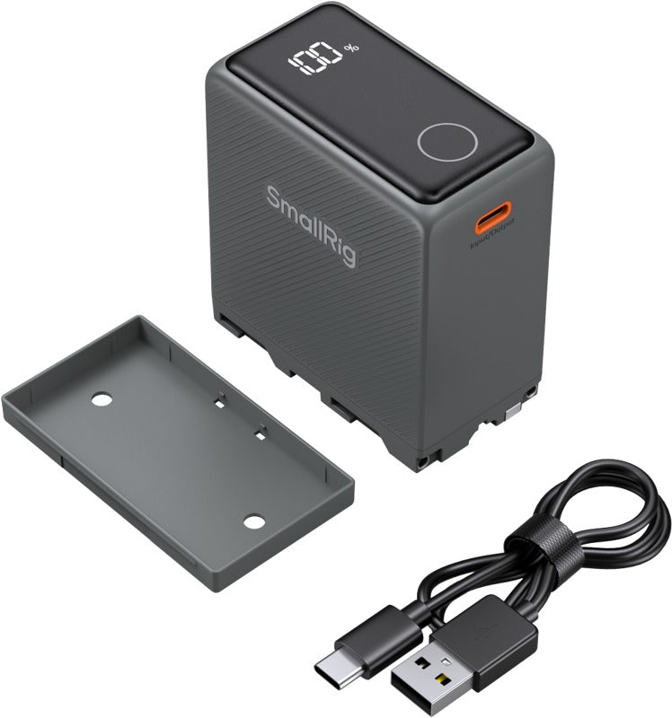 SmallRig 5729 USB-C Rechargable Camera Battery for NP-F970
