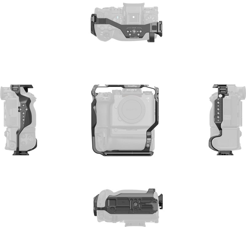 SmallRig 5908 Cage for Alpha 1 II & Alpha 9 III with Vertical Grip VG-C5