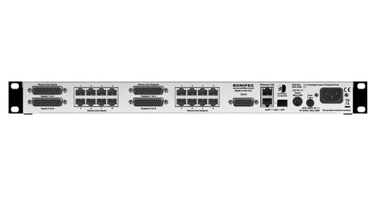 Sonifex AVN-PA8D | 8 Stereo Analogue Line Inputs & Outputs AES67 Portal with Display