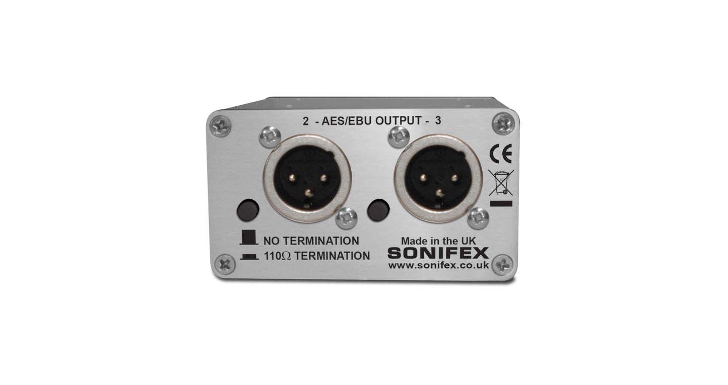 Sonifex CM-AESX3 | Single 3 Way AES/EBU Passive Splitter XLR Connectors