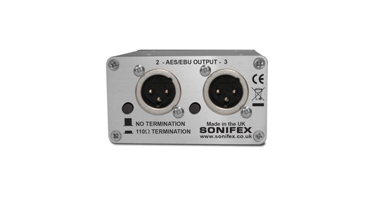 Sonifex CM-AESX3 | Single 3 Way AES/EBU Passive Splitter XLR Connectors