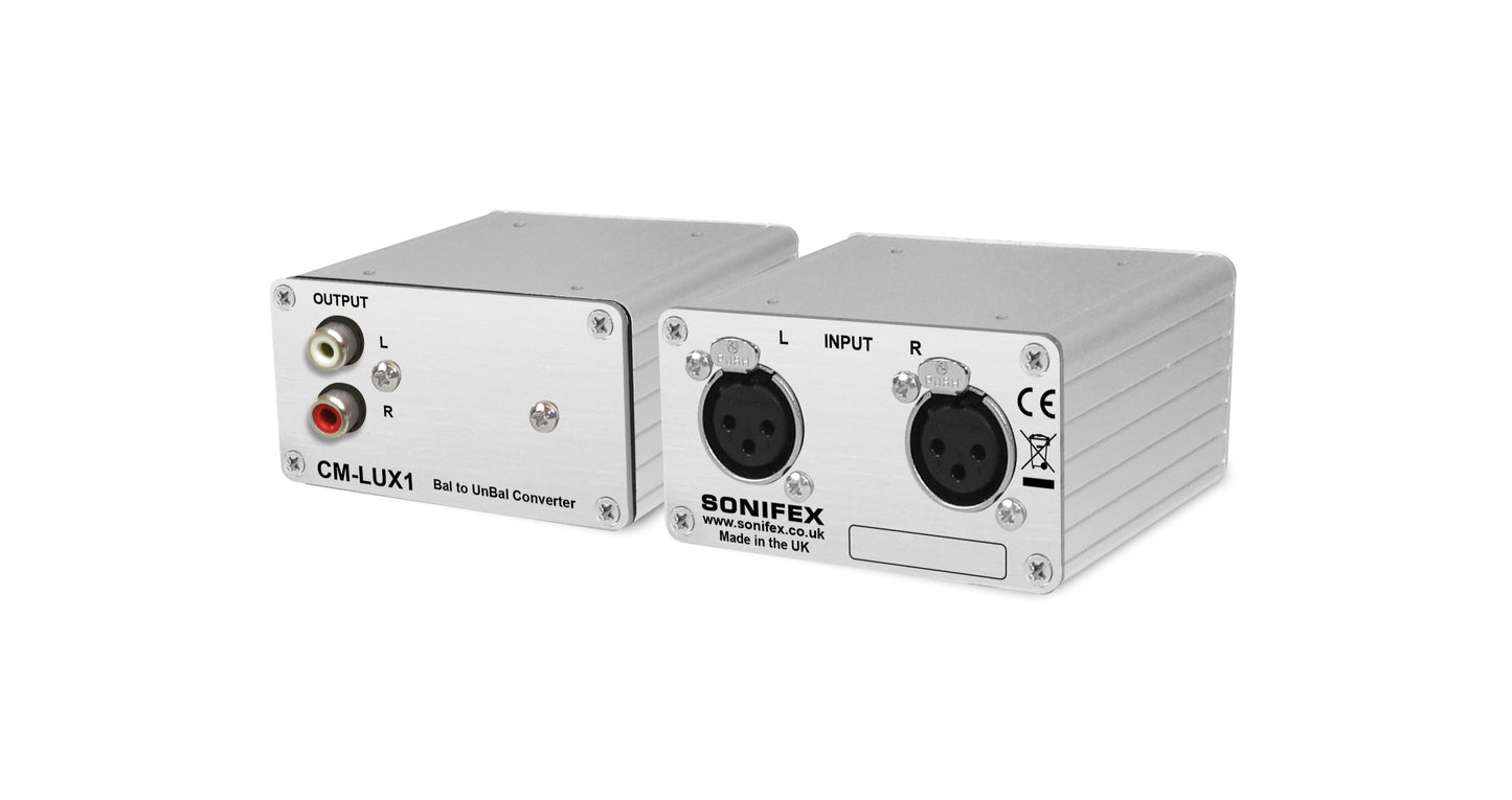 Sonifex CM-LUX1 | Balanced to Unbalanced Audio Converter