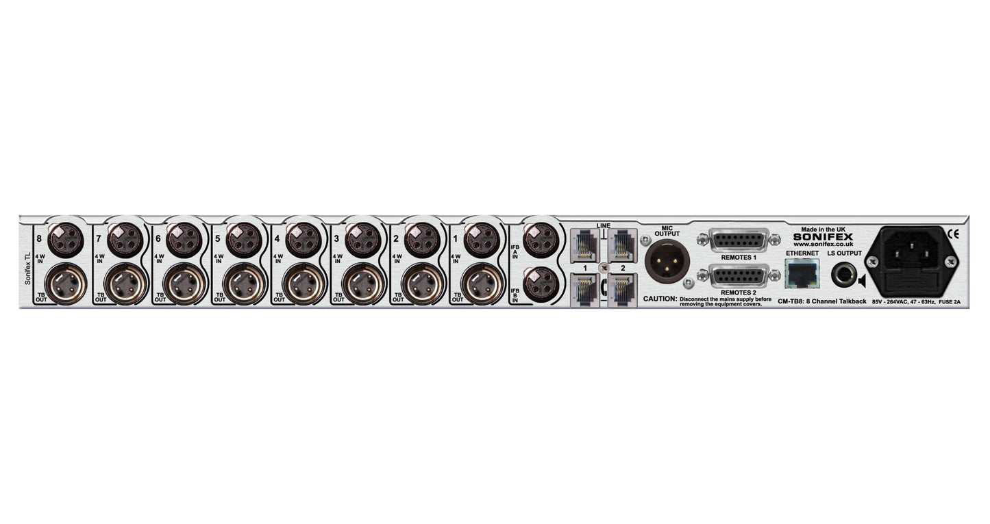 Sonifex CM-TB8 | 8 Channel Talkback Control Unit