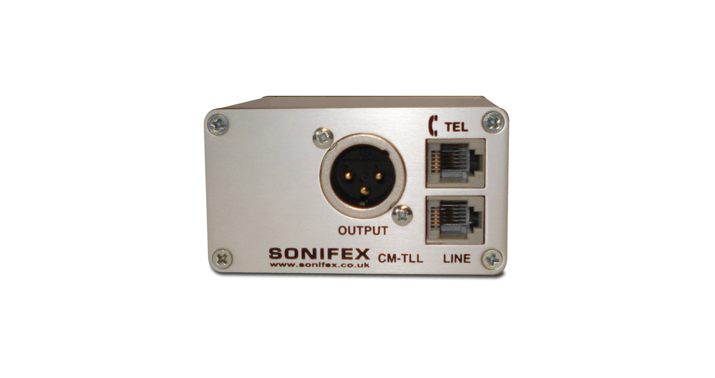 Sonifex CM-TLL | Line Powered Telephone Line Listen Unit