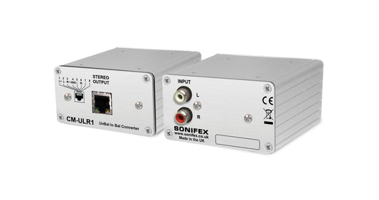 Sonifex CM-ULR1 | Unbalanced to Balanced Audio Converter