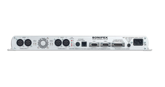 Sonifex NET-LOG-01-1TBSSD | Net-Log 4 Channel Audio Logger With 1TB HDD