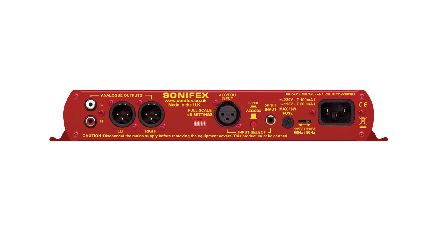 Sonifex RB-DAC1 | Digital to Analogue Converter