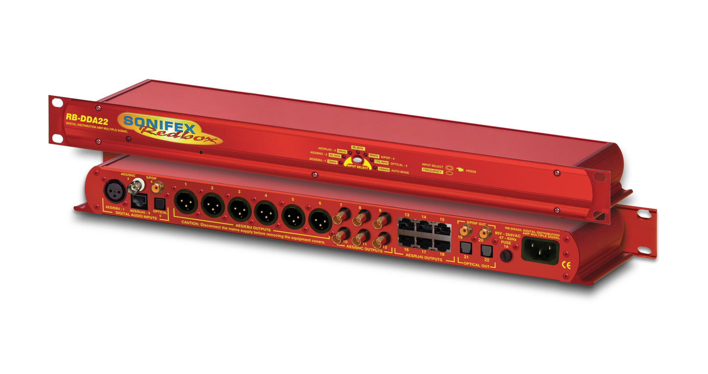 Sonifex RB-DDA22 | Digital Audio Distribution Amplifier With Multiple Outputs