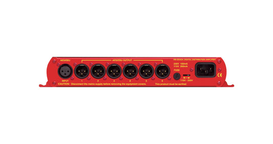 Sonifex RB-DDA6A | Way Stereo AES/EBU Digital Distribution Amplifier