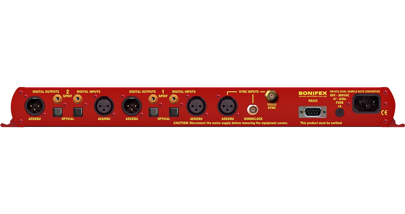 Sonifex RB-SC2 | Dual Sample Rate Converter, 24bit 192kHz