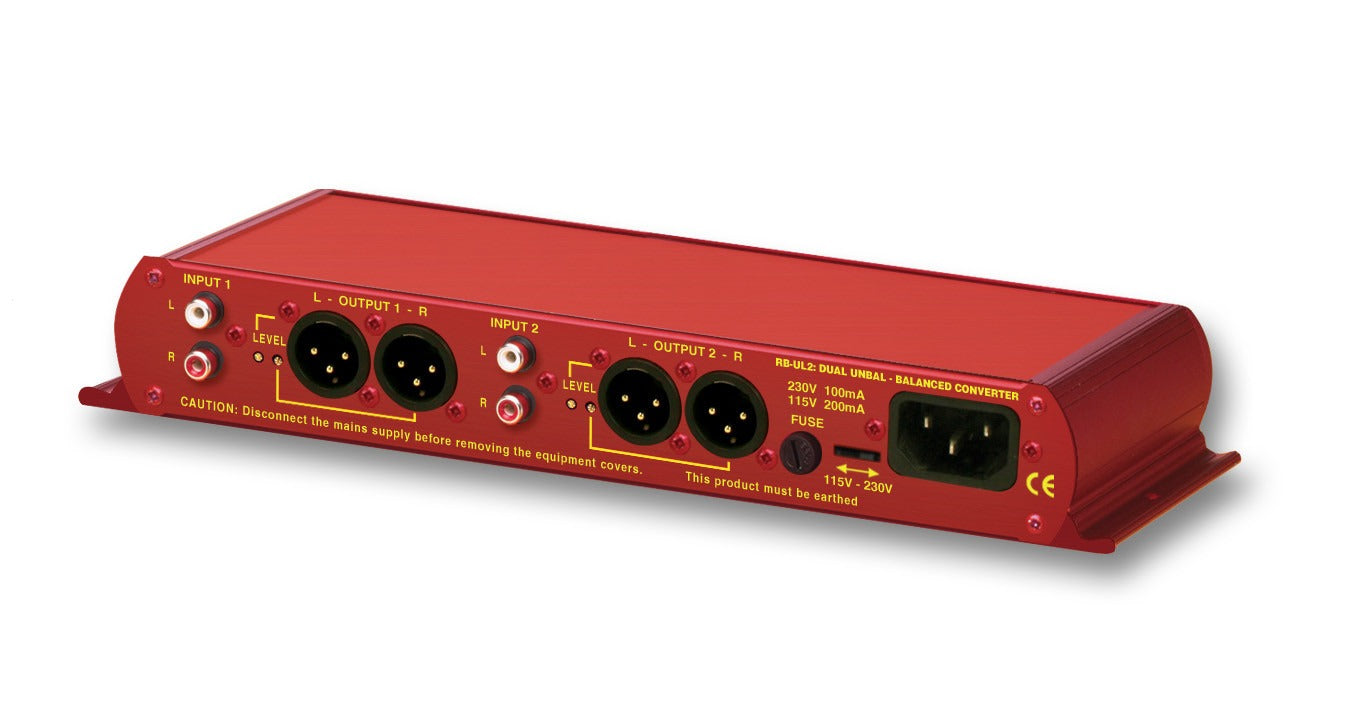 Sonifex RB-UL2 | Dual Stereo Unbalanced To Balanced Converter