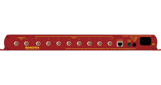 Sonifex RB-VHDA2X4 | 3G/HD/SD-SDI 2 Input, 8 Output Video Distribution Amplifier