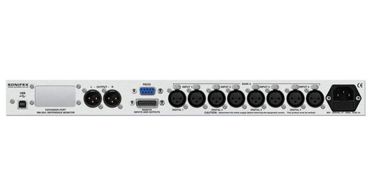 Sonifex RM-2S4 | Reference Monitor, 2 LED Meters & 4 Stereo Channel Inputs