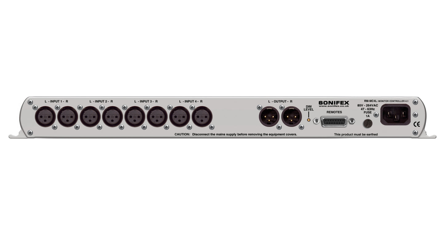 Sonifex RM-MC4L | Monitor Controller 4 Stereo Inputs With Light Control