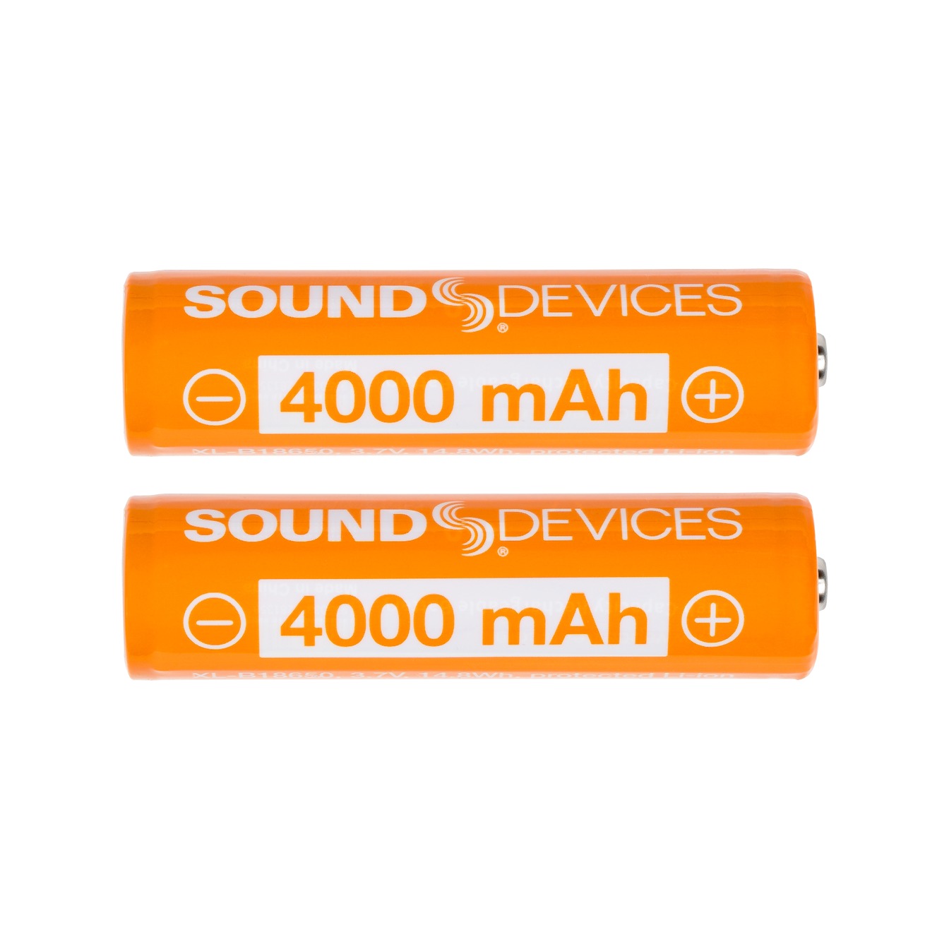 Sound Devices XL-B18650 | 2 x Rechargeable 3.7v 18650 Li-Ion batteries for A20-HH, included with A20-HH