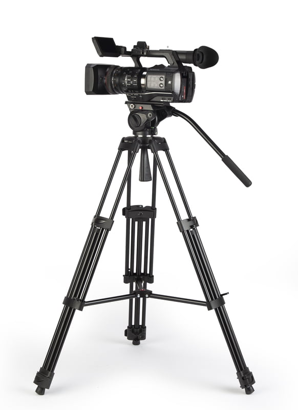 SWIT TOWER100 | Aluminum Camera Tripod KIT, with SWIT TH100A Fluid Video Head, Mid-level Spreader, 10kg Payload, Soft Bag