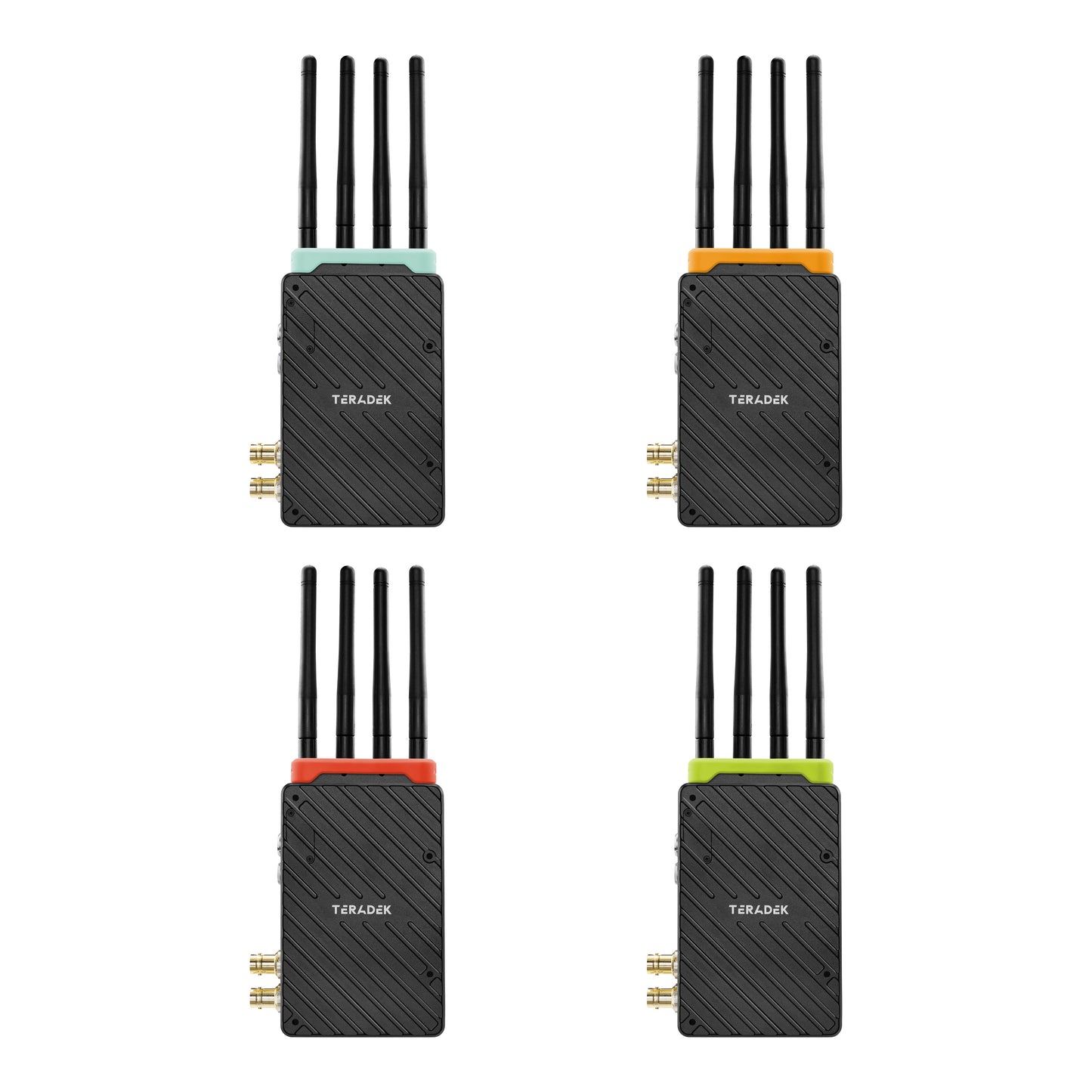 Teradek Color Bands For Bolt 6 XT / Neon Color Pack / 4 Neon Colors TX/RX