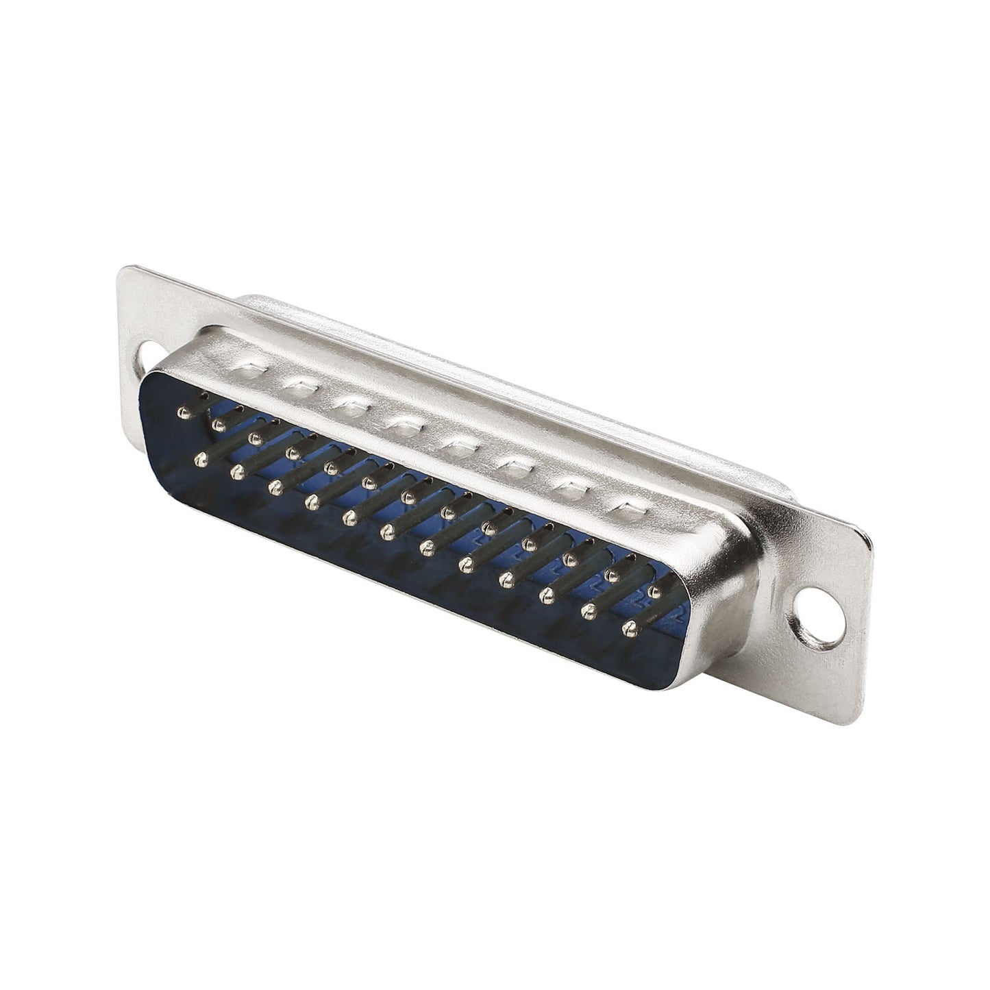 SUB-D (8-channel), 25-pole , metal-, Soldering-kištukas jungtis, tiesi, pilkas