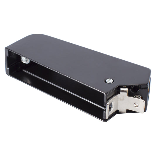 SIEMENS Case, Metal sleeve housing angled for kištukas / lizdas multipin clip jungtis 30-pole and 39-pole, juodas