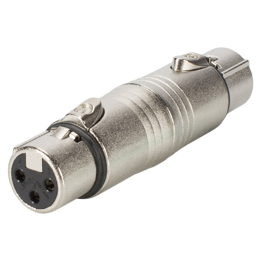 NEUTRIK® Adapter | XLR 3-pole lizdas tiesi, pilkas