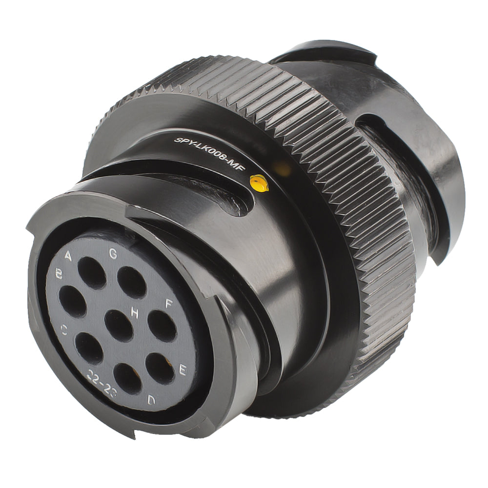 Adapter | LK 8-pole kištukas/LK 8-pole lizdas tiesi, pilkas