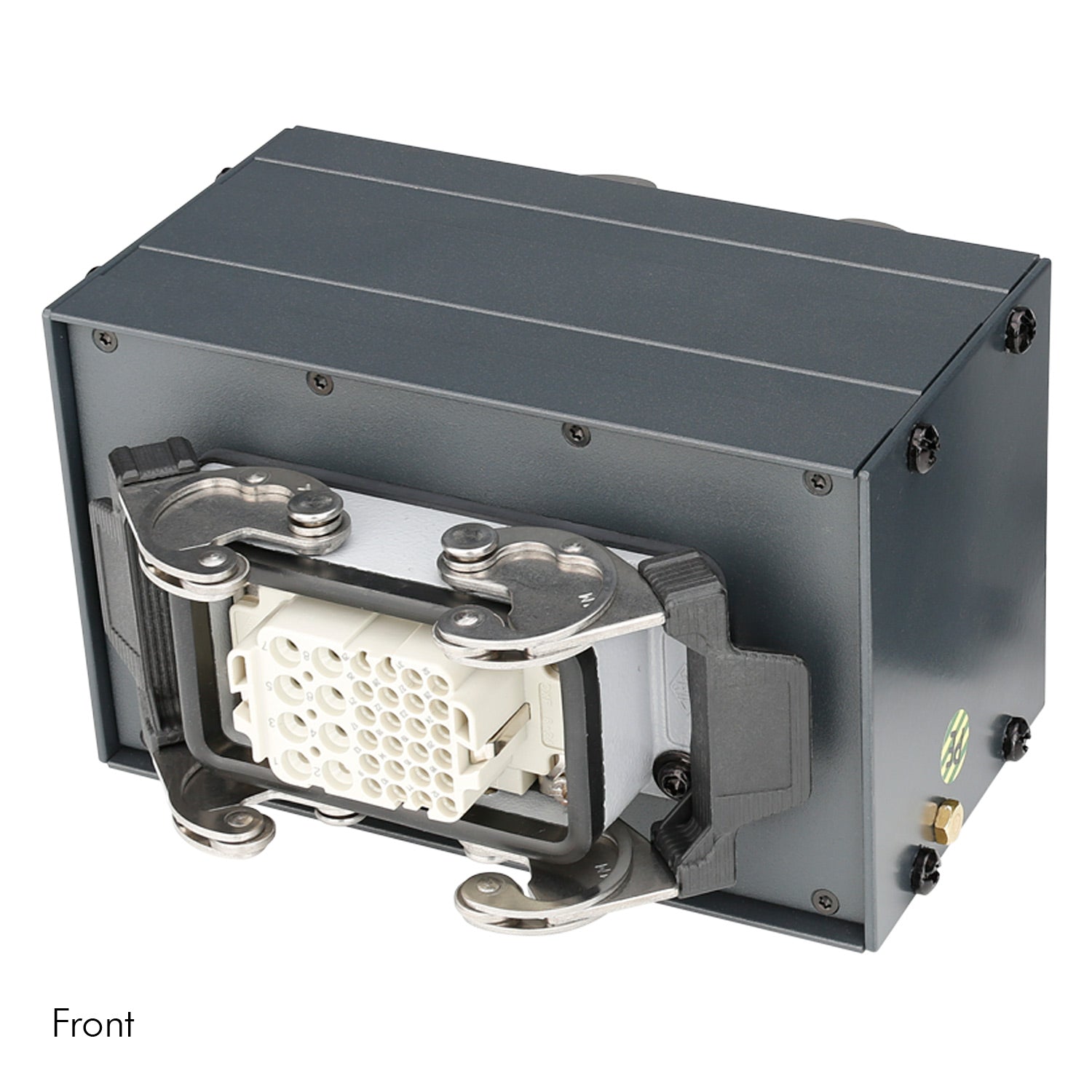 Adapter | Multipin socket (with clamps & gasket)/multipin kištukas (with clamps & gasket) tiesi, pilkas