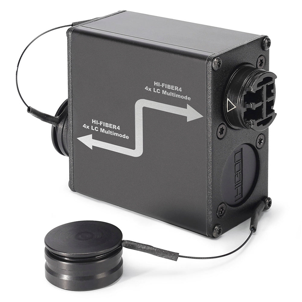 Adapter | LC lizdas/HI-FIBER4 lizdas tiesi, pilkas