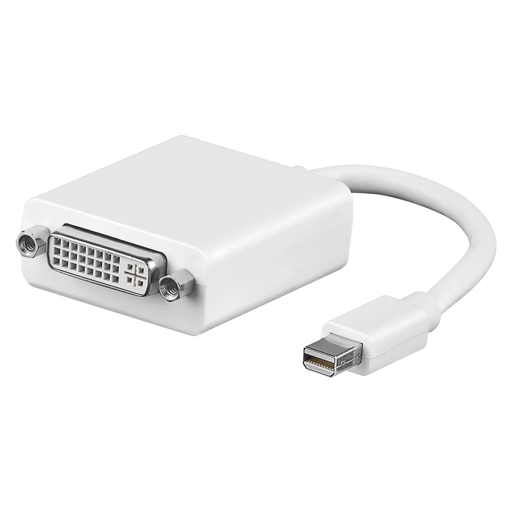 Adapter cable | DisplayPort mini kištukas/DVI-D 24 + 5 Single link lizdas tiesi, baltas