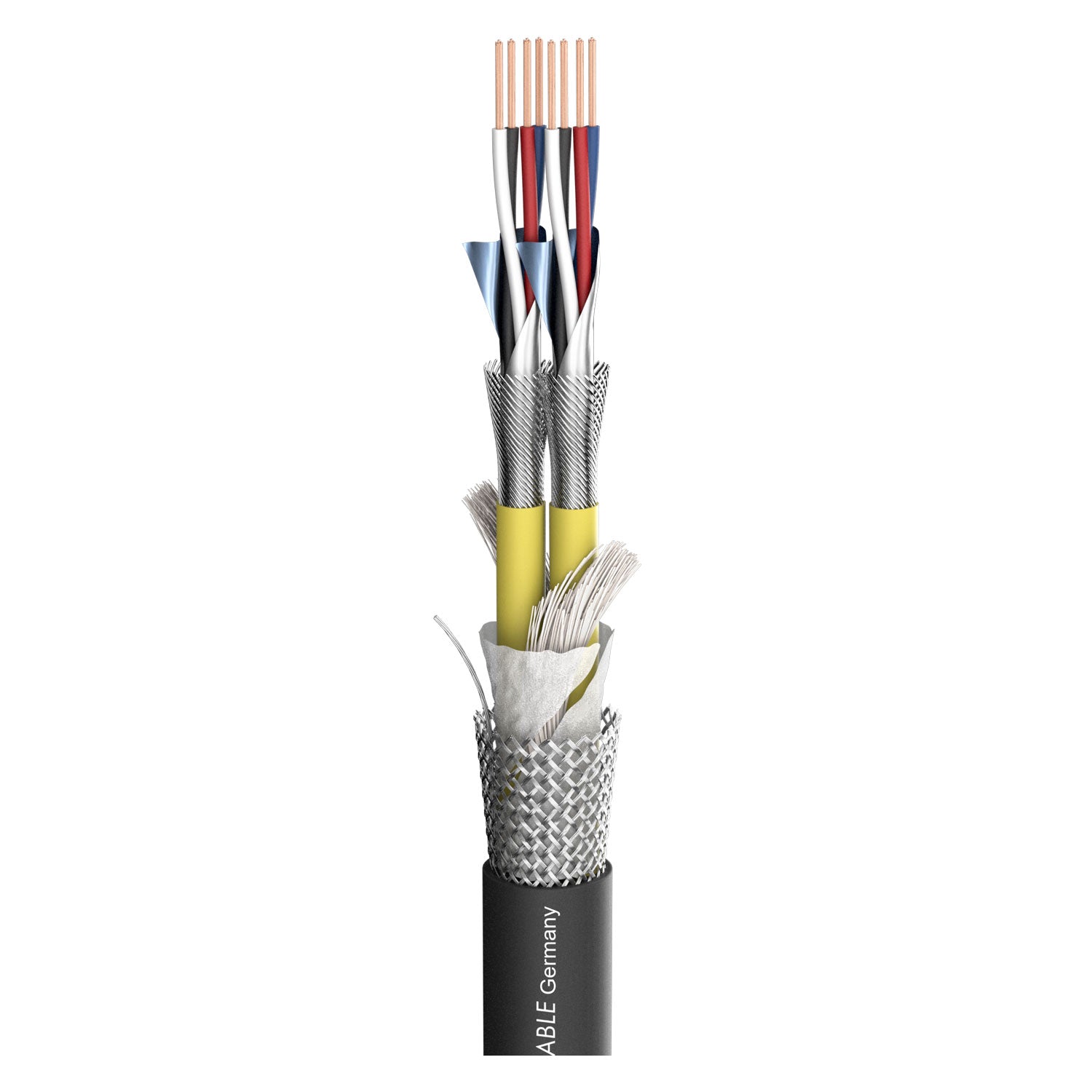 Multipair SC-Pegasus CMCK; S-PVC; juodas | 4 x 0,20 mm² x number of pairs - 500 m ritė