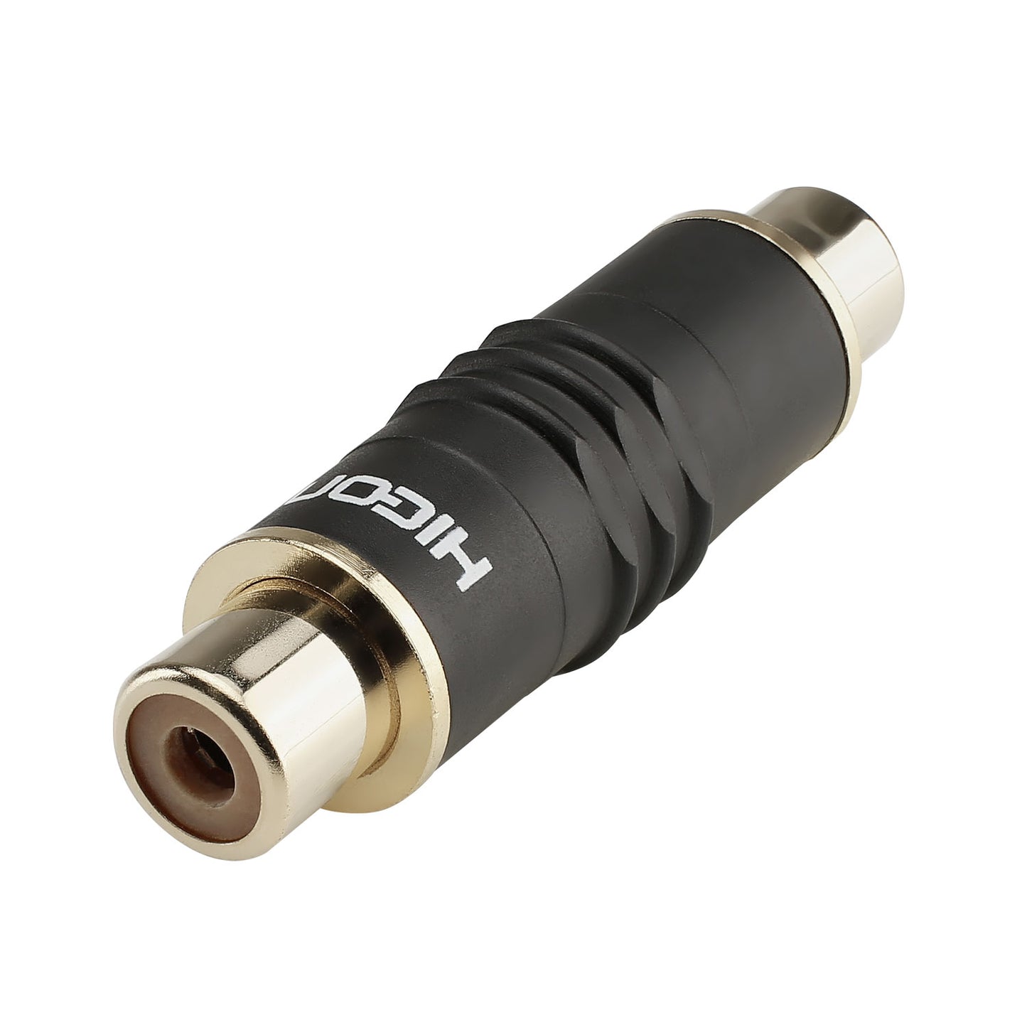 HICON Adapter | RCA lizdas/RCA lizdas 2-pol tiesi, pilkas