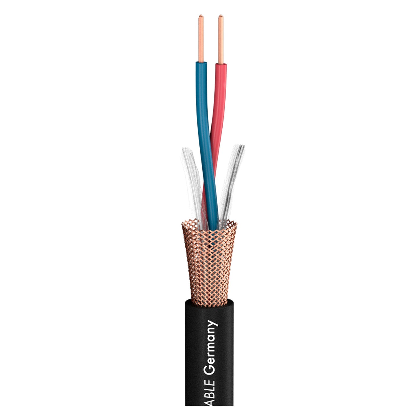 Mikrofono kabelis Club Series MKII; 2 x 0,34 mm²; FRNC Ø 6,50 mm; juodas - 200 m ritė