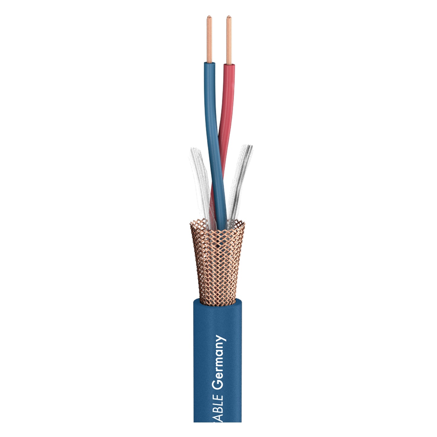 Mikrofono kabelis Club Series MKII; 2 x 0,34 mm²; PVC Ø 6,50 mm; mėlynas - 1000 m ritė