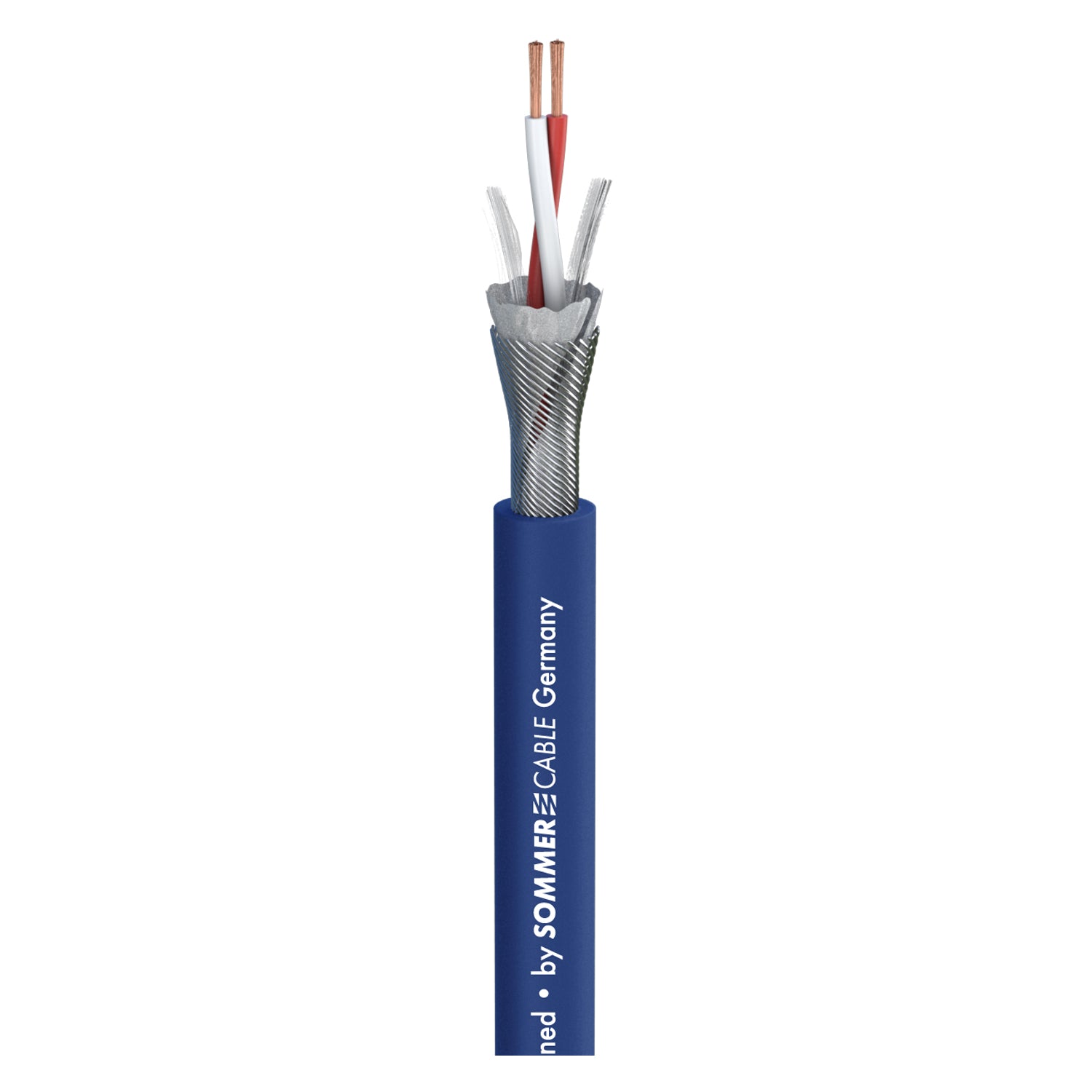 Mikrofono kabelis SC-Primus; 2 x 0,50 mm²; PVC Ø 6,50 mm; mėlynas