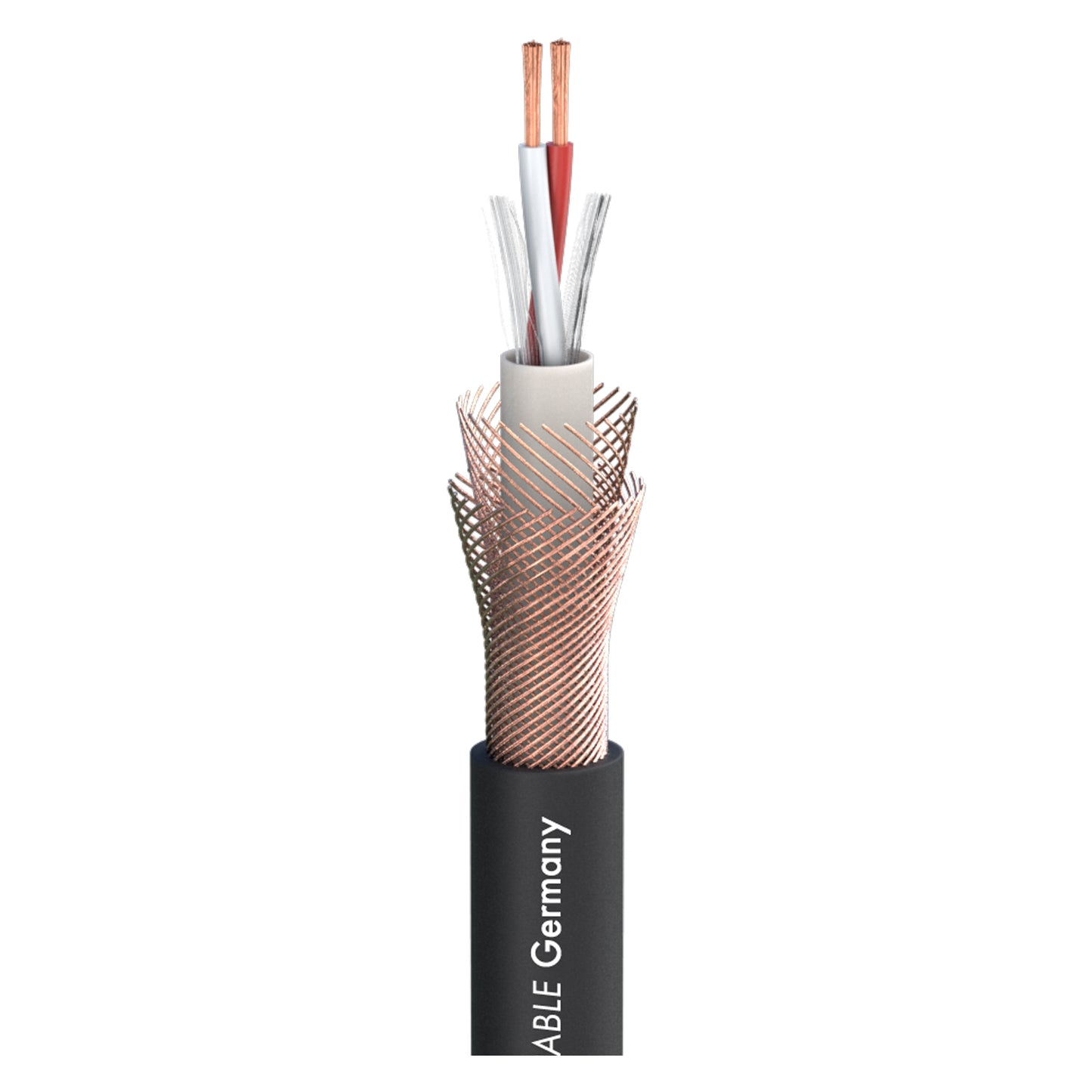 Mikrofono kabelis SC-Galileo 238; 2 x 0,38 mm²; PVC Ø 7,00 mm; juodas - 500 m ritė