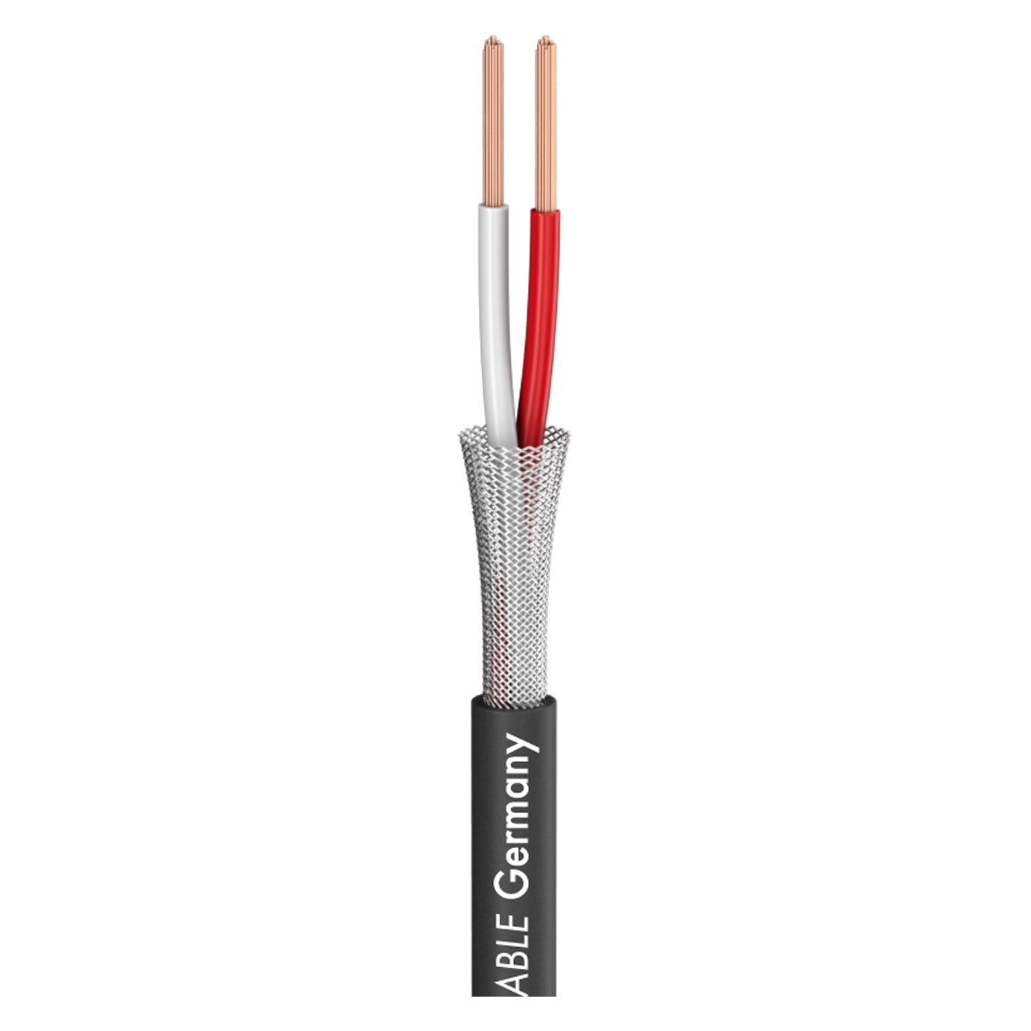 Patch & Microphone Cable SC-Scuba 14; 2 x 0,14 mm²; PVC Ø 3,80 mm; juodas - 100 m ritė
