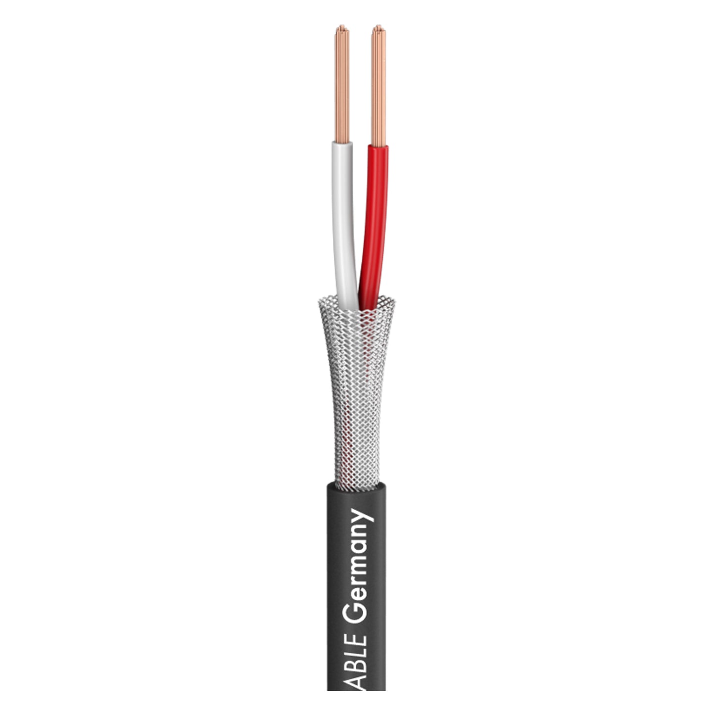 Patch & Microphone Cable SC-Scuba 14; 2 x 0,14 mm²; PVC Ø 3,80 mm; juodas - 500 m ritė