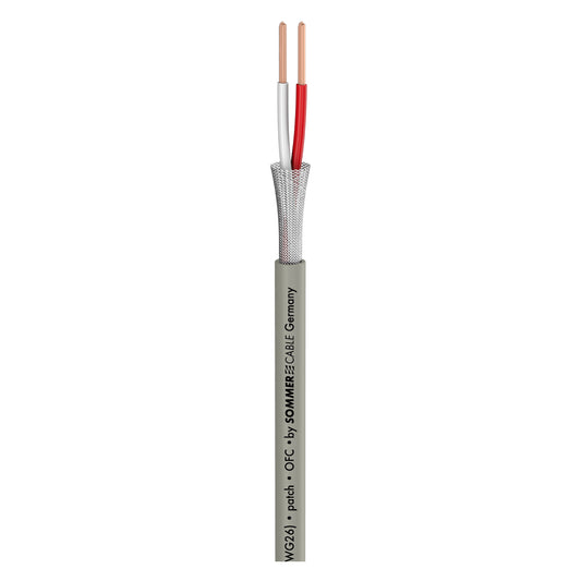 Patch & Microphone Cable SC-Scuba 14; 2 x 0,14 mm²; PVC Ø 3,80 mm; pilkas