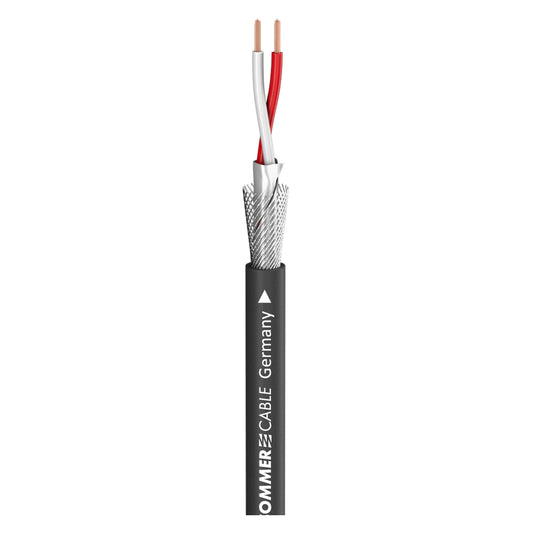 Patch & Microphone Cable SC-Goblin; 2 x 0,14 mm²; PVC Ø 4,60 mm; juodas - 500 m ritė