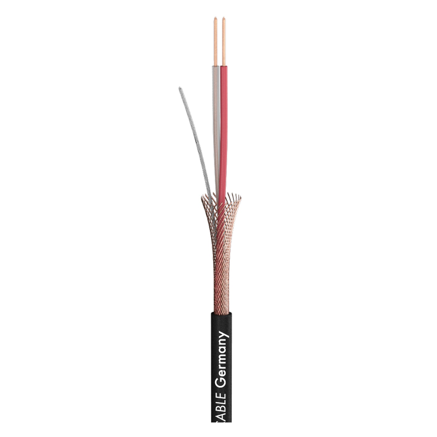 Patch & Microphone Cable SC-Cicada SO-D14; 2 x 0,14 mm²; PUR Master-Blend Ø 2,60 mm; juodas - 1000 m ritė