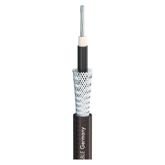 Instrumentinis kabelis SC-Spirit XXL; 1 x 0,75 mm²; PVC Ø 6,80 mm; juodas-tranparent - 1000 m ritė