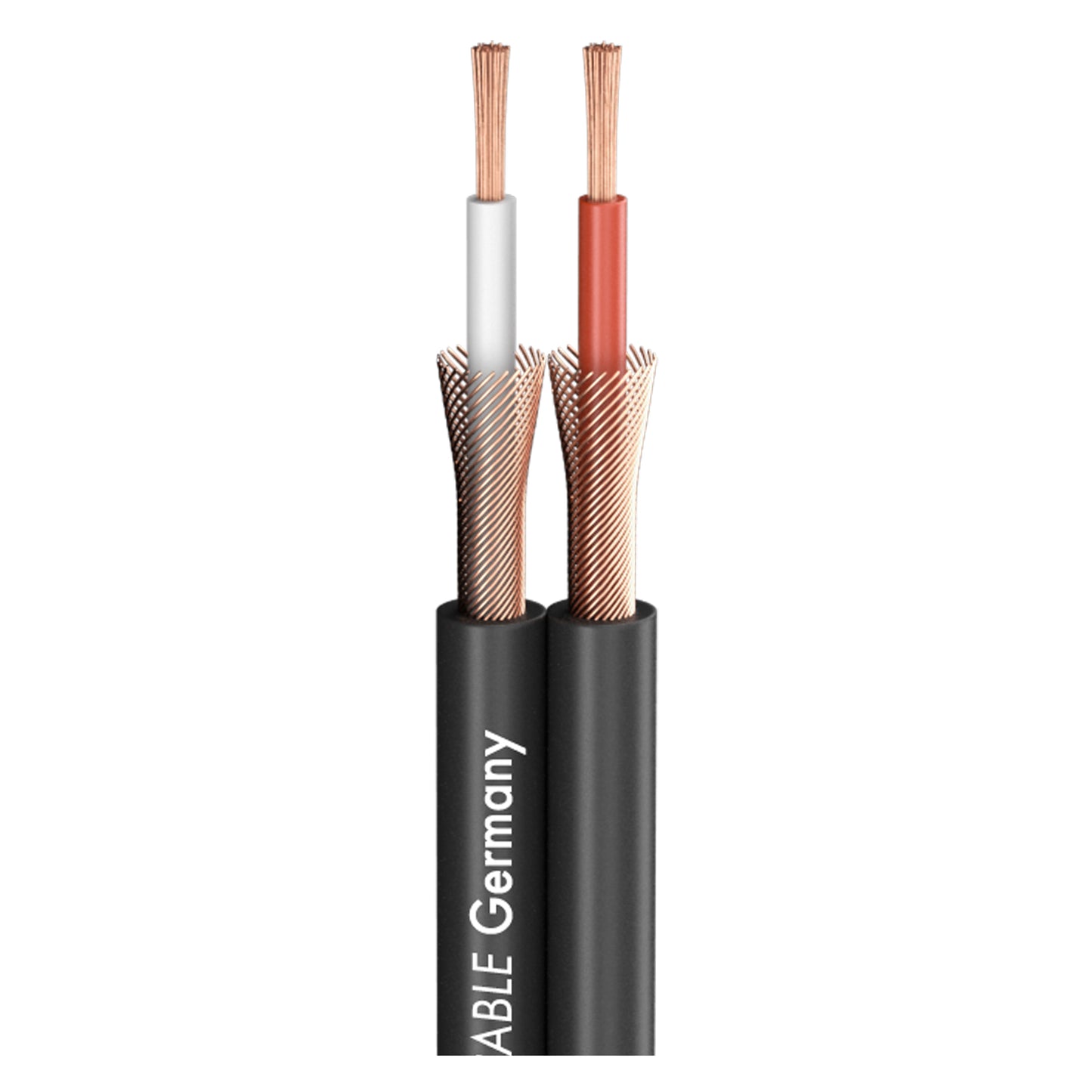 Patch & Instrument Cable SC-Onyx 2025 MKII; 2 x 1 x 0,25 mm²; PVC; 8,3 x 3,8 mm; juodas - 200 m ritė