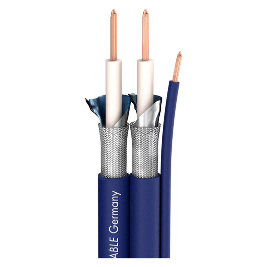 Instrumentinis kabelis SC-Sinus Control; 1 x 2 x 0,35 mm²; 1 x control; PVC; 15 x 6,2 mm; mėlynas - 50 m ritė