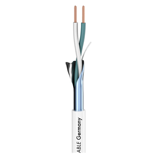 Patch cable SC-Isopod SO-F22; 2 x 0,22 mm²; PVC Ø 3,30 mm; baltas - 200 m ritė