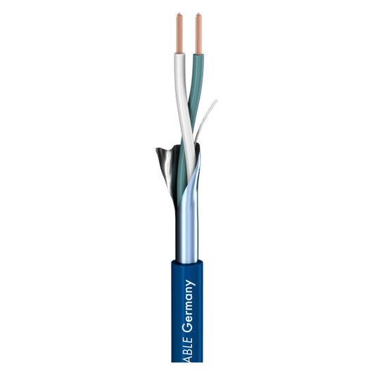 Patch cable SC-Isopod SO-F22; 2 x 0,22 mm²; PVC Ø 3,30 mm; mėlynas