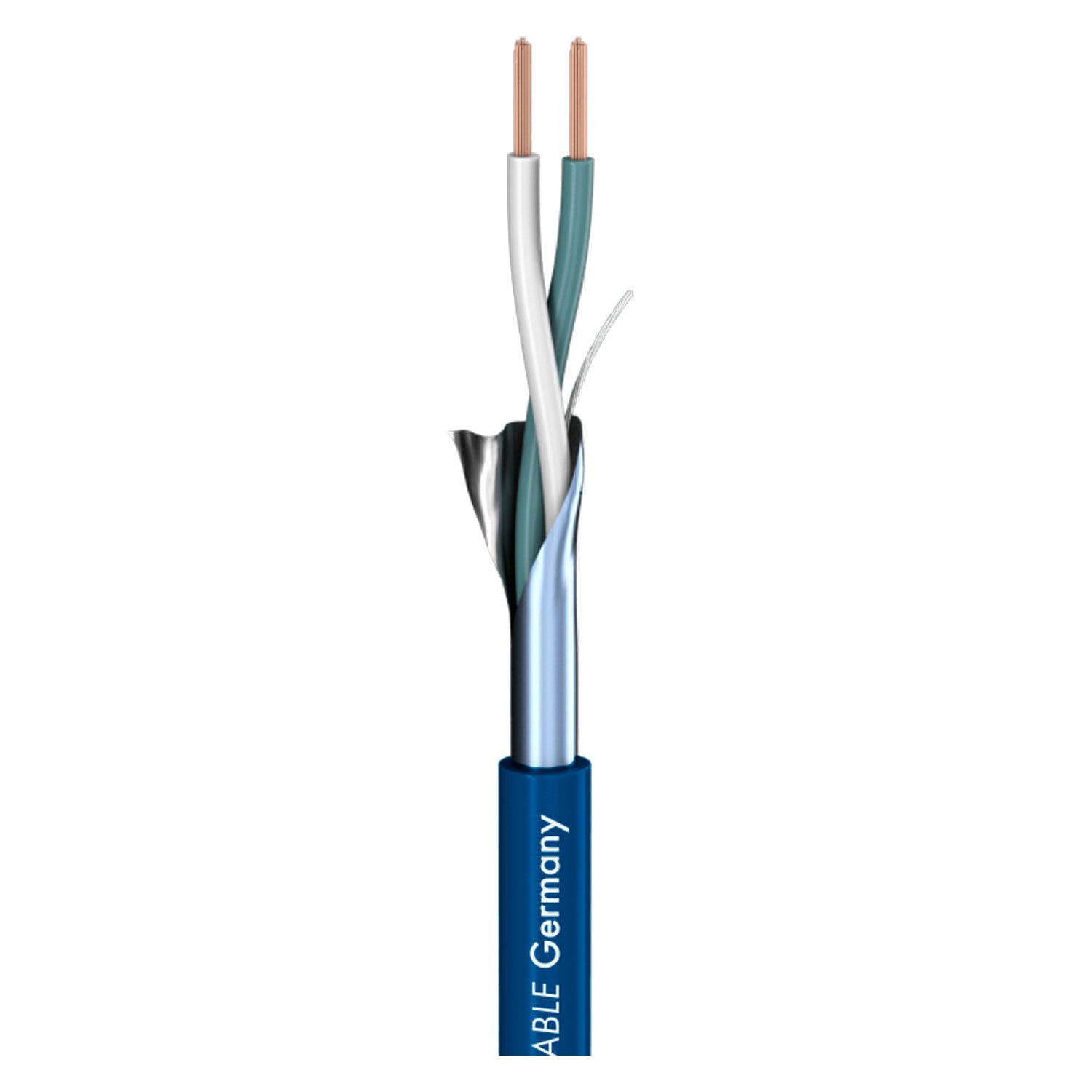 Patch cable SC-Isopod SO-F22; 2 x 0,22 mm²; PVC Ø 3,30 mm; mėlynas - 200 m ritė